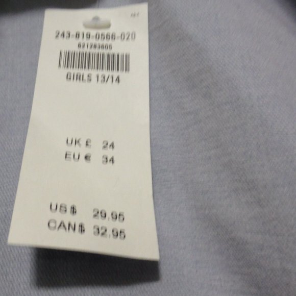 ABERCROMBIE KIDS, size 13 / 14, faded blue denim skirt, pockets, BNWT - Picture 5 of 5